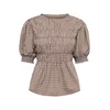 ONLY Bluza ONLJOSY rjava / off-bela