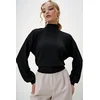 Trend Alacati Stili Ženska bluza dugih rukava Alc-X13124, Crna
