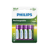 Philips R6B4A210/10 - 4 kom Punjive AA baterije MULTILIFE NiMH/1,2V/2100 mAh
