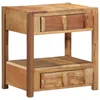 vidaXL vidaXL Stranska miza 43x32x46 cm Trto les, (22089713)