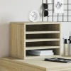 Organizator za stol boja hrasta 36x26x29,5 cm konstruirano drvo