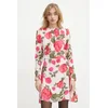 Guess Vsakodnevna obleka W5RK39 WGLC2 Roza Regular Fit