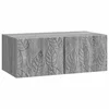 TV ormar za zid 59,5 x 31 cm Siva Sonoma Konstruirano drvo