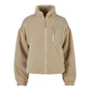 Womens Sherpa Mix Wet Sand Jacket