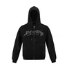 Ed Hardy Jopa na zadrgo Drag Shadow siva/črna