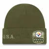 Pittsburgh Steelers New Era 2019 On-Field Salute to Service zimska kapa