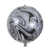 Prestige Orbz Folija balon Mermerni, Crni, 56cm
