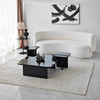 Hanah Home Klub sto Jazz 80x30x80cm Crno-Sivi
