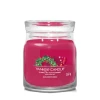 YANKEE CANDLE Yankee Candle vonná svíčka Signature ve skle střední Sparkling Winterberry 368g