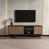HANAH HOME TV polica Monaco Black Brown