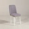 Hanah Home Trpezarijska stolica Vina Sandalye 47x89x46cm Belo-Lavanda