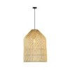 Immax 08259L - Luster na sajli PELO 1xE27/40W/230V prečnik 35 cm ratan