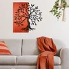 Aura of Nature -1 - Red, Black RedBlack Decorative Wooden Wall Accessory