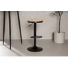 Venture Design Barski stol Conway 37x80x36,5 cm črne barve