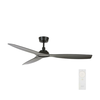 Lucci Air 210651 - Stropni ventilator MOTO crne boje + daljinski upravljač