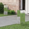 Solarna LED svjetlost za stazu 2 pcs Srebrno Nehrđajući čelik