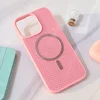 Maska za telefon iPhone 15 Pro Max CRYSTAL GLOW, Magsafe, Roze