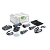 Festool Baterijski ekscentrični ETSC 125 brusilnik 3,0 I-Plus, vklj. 2 kos 3 Ah baterijskih paketov, 1x polnilnik in