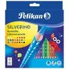 Pelikan Silverino trikotne tanke barvice, komplet 24 kosov