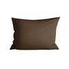 Mousselin prevleka za vzglavnik MUSSARI 50x70 cm, temno rjava
