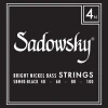 Sadowsky Black Label Bass String Set - 4 String Nickel 40-100