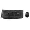 Volkano Set Bežična tastatura + Bežični miš VK-20302-BK, Crni