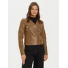 Vero Moda Jakna iz umetnega usnja Riley 10302441 Rjava Slim Fit