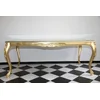 Casa Padrino Baroque luxury dining table Gold 200 cm x 100 cm - Dining table - Luxury Collection