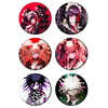 Set bedževa Anime Danganronpa, 37 mm, 6 kom