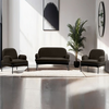 Atelier del Sofa Set garniture za dnevnu sobu, 3 komada Aster, Antracit