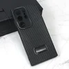 Torbica Carbon Stripe za Samsung S928B Galaxy S24 Ultra crna