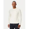 Tommy Jeans Pulover Essential DM0DM22853 Bela Slim Fit