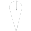 Ogrlica Michael Kors Bril Heart Neck MKC1520AN040 Silver