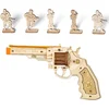 Robotime Rokr 3D lesena sestavljanka Revolver Corsac M60 102 kosa