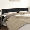 Vidaxl vidaXL Vzglavja za posteljo, 2 kosa, črna, 80x5x78/88 cm, žamet