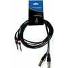 ADJ AC-2J6S-2XM/3 2x Jack Stereo 6,3/2x XLR