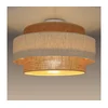 Plafonsko svetlo BOHO 1xE27/60W/230V prečnik 40 cm krem/juta
