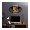 Atelier Del Sofa Zidna dekoracija Wold Map - 332, 87x3x58 cm, Crna