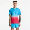 Majice Asics Metarun Fade SS Top Blue XL