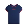 TOMMY HILFIGER Majica mornarska/rdeča