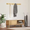 vidaXL Klubska klop Voskast rjav 115 x 40 x 45 cm Masivno borovo les