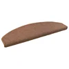 vidaXL Samolepilni stopniščni tepihi 15 pcs Rjava 80 x 24,5 x 3,5 cm