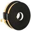 Vidaxl Samolepilni pena trak 2 szt. Črna 15mm x 5m CR pena