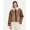 Weekend Max Mara Umetni kožuh Gessati 2625486011 Svetlo rjava Regular Fit