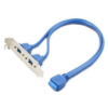 CC USB3 RECEPTACLE Gembird Dual USB 3.0 receptacle on bracket