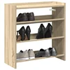 Stalak za cipele boja hrasta 60x25x62 cm konstruirano drvo