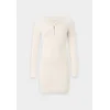 Guess Pletena obleka W6BK89 Z1921 Kremna Regular Fit