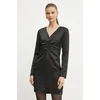 Obleka Armani Exchange črna barva, XW000037 AF10523