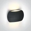 ZIDNA SVJETILJKA LED/2×3W/3000K/2x210lm/230V/IP54 ANTRACIT