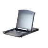 Aten KL1108VN-AXA-SG 8-Port Cat 5 Dual Rail 19 LCD KVM prek IP Stikalo with Virtual Media and with Spanish keyboard